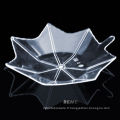 Vaisselle Disque en plastique Dispensable Saucer Maple Leaf Shaped Dish